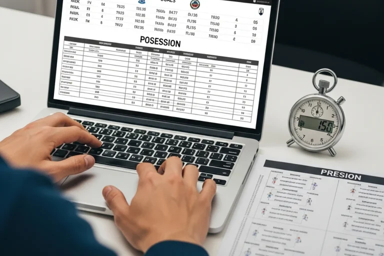 Checklist di analisi pre-partita per scommesse calcio con dati e statistiche da verificare
