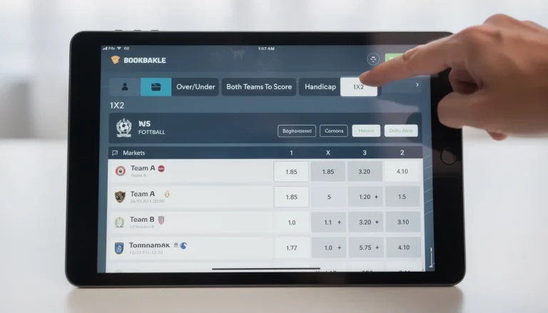 Panoramica dei mercati scommesse calcio con tipi di puntata e margini per mercato